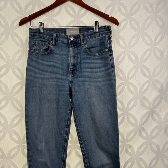 Everlane The Cheeky Blue Medium Wash Denim Women's Ankle Jeans Size 27 - Picture 6 of 11